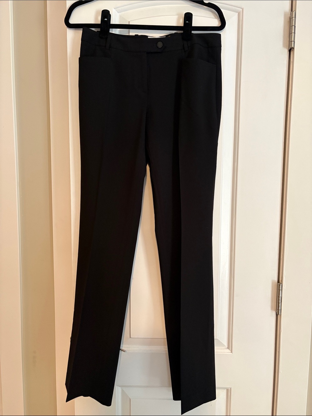 Calvin Klein Black Straight-Leg Women's Dress Pants
